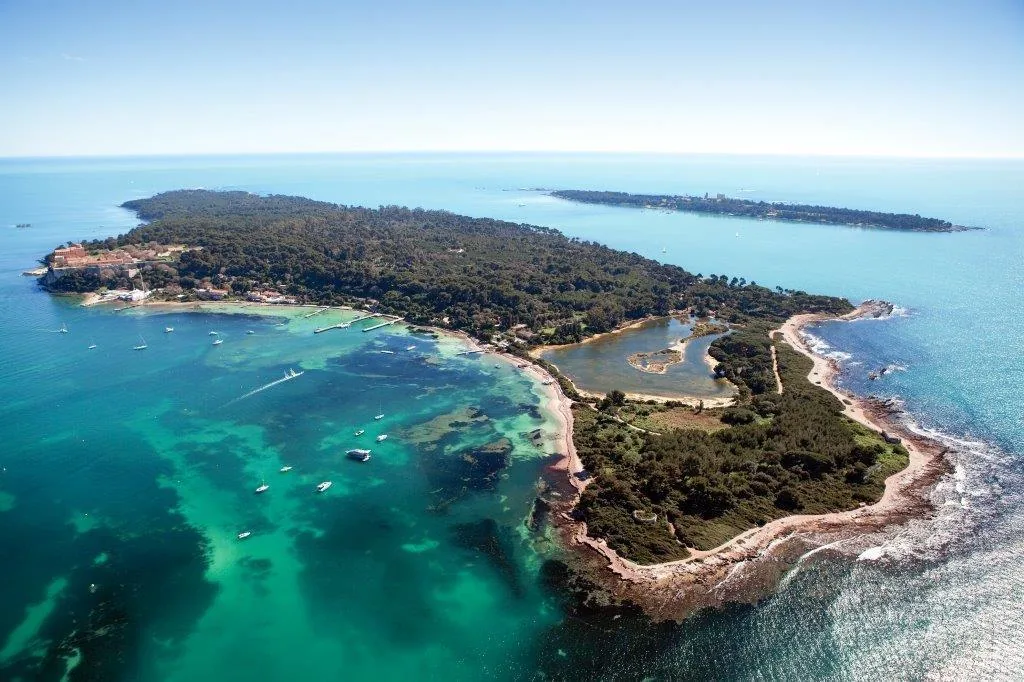 Îles de Lérins vues du ciel