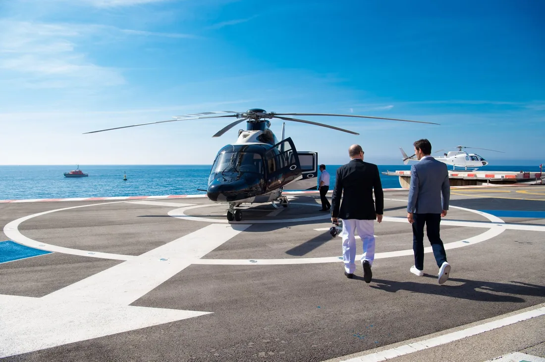 Airbus H135 sur la Riviera